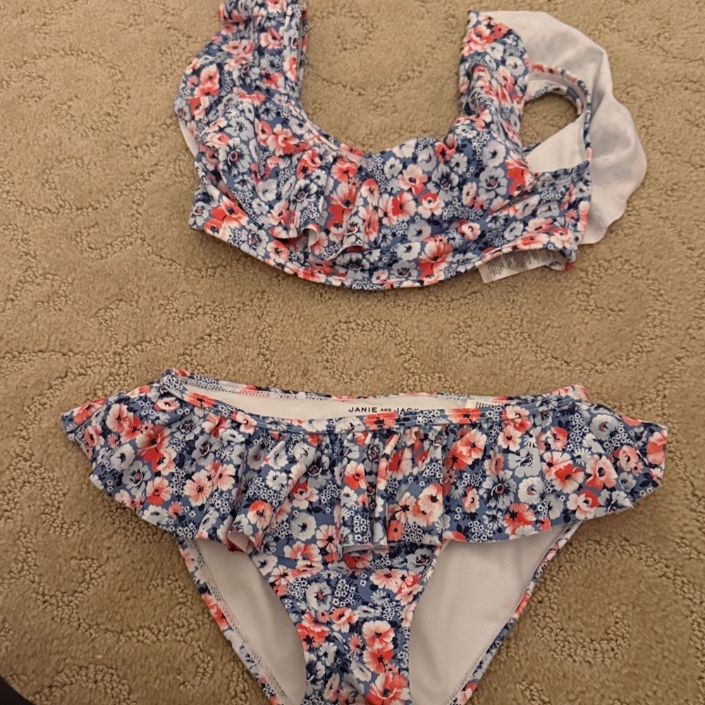 Janie and Jack Floral Trim Garment